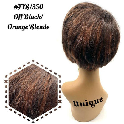 Unique 100% Human Hair Full Wig / Style A9