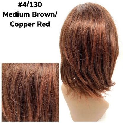 Unique 100% Human Hair Half Wig / Style 