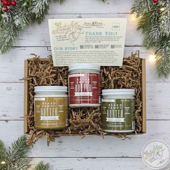 Tallow Man Beard Butter 9oz Trio – Men&