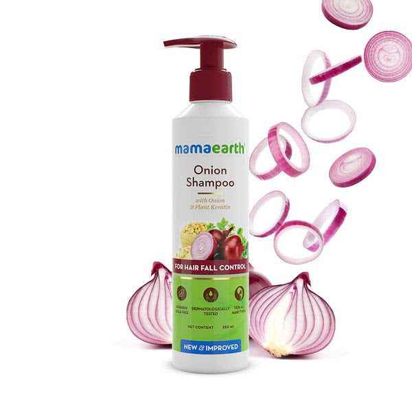 Mamaearth Onion Shampoo For Hair Fall Care