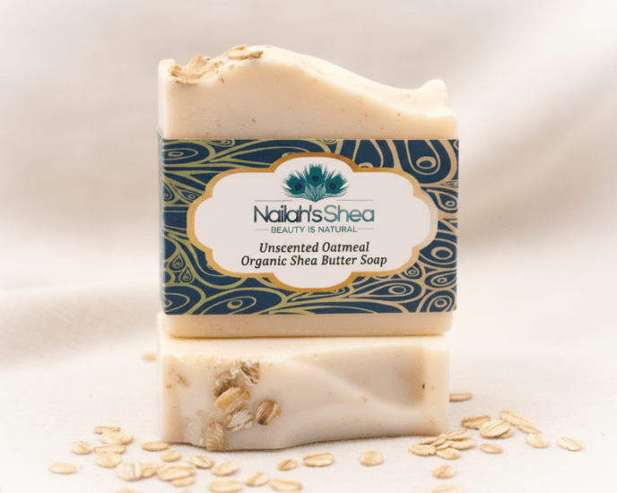 Unscented Oatmeal Shea Butter Soap by Nailah&