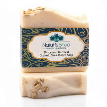 Unscented Oatmeal Shea Butter Soap by Nailah&
