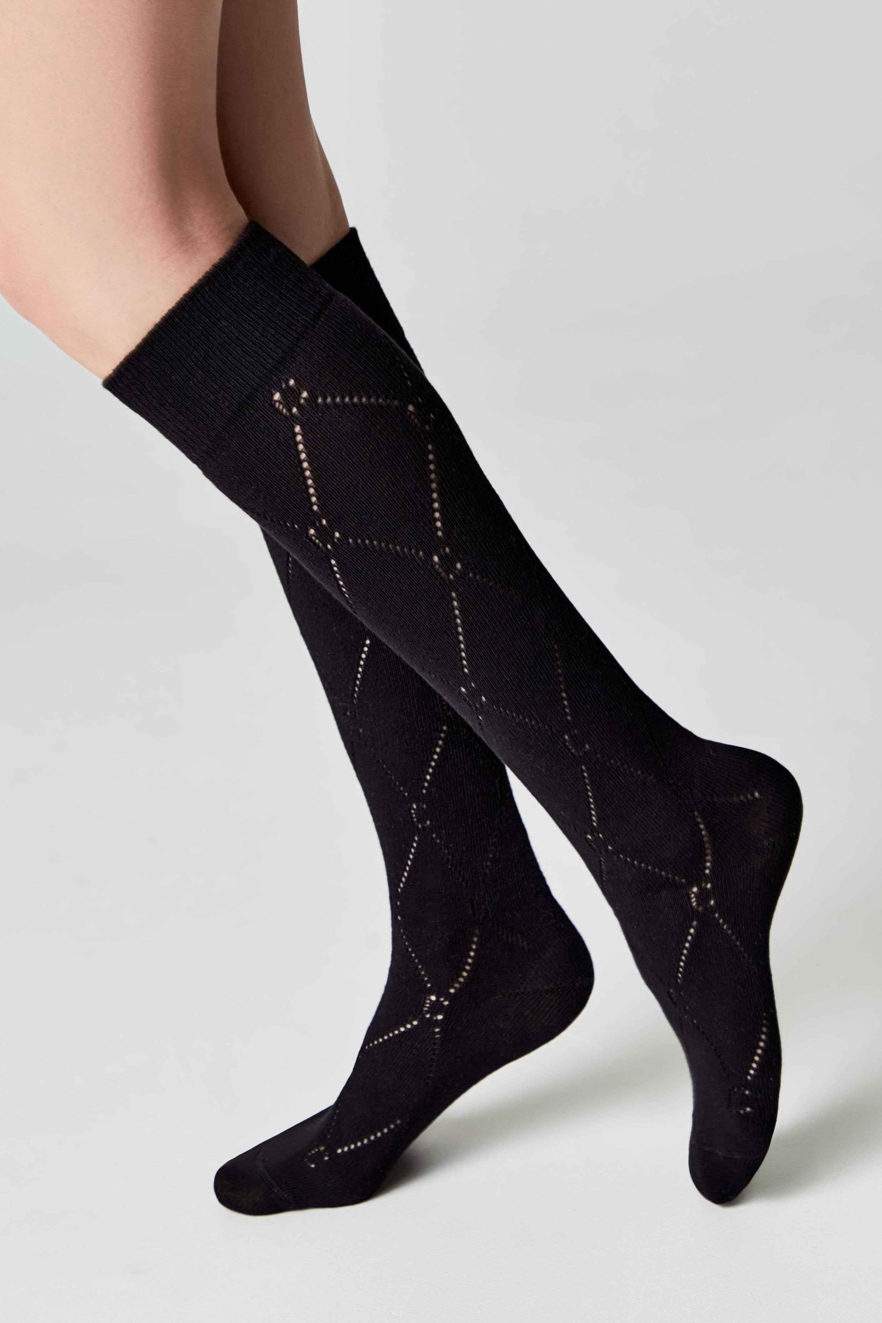 Cotton Knee Highs Conte Classic 007