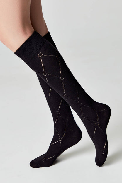 Cotton Knee Highs Conte Classic 007  DestGlow
