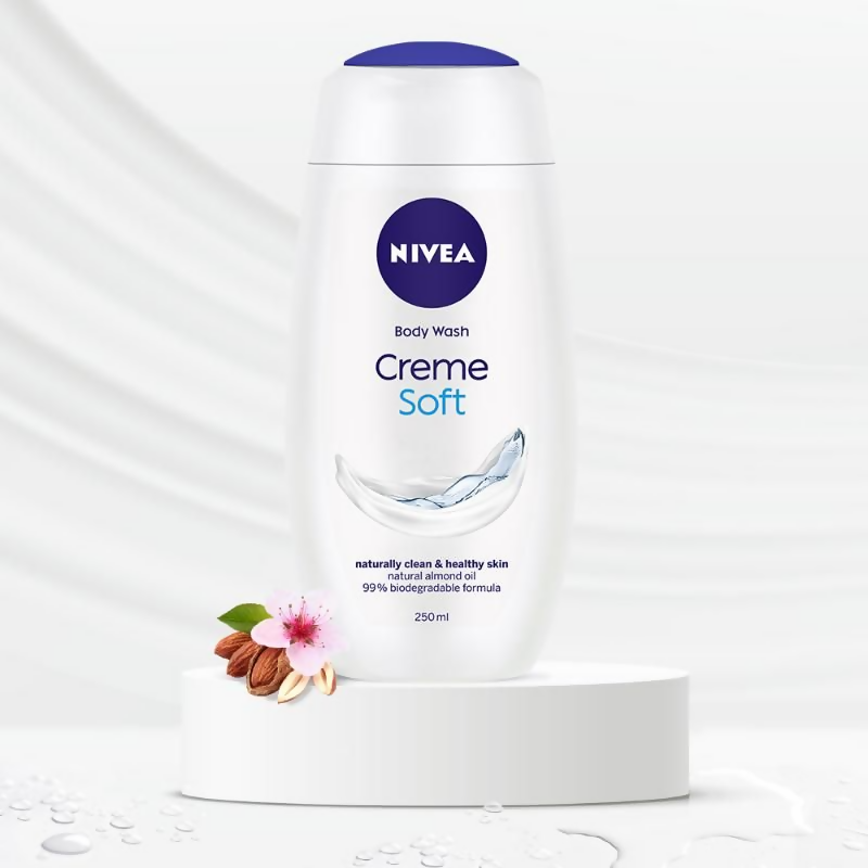 Nivea Body Wash- Creme Soft Naturally Clean