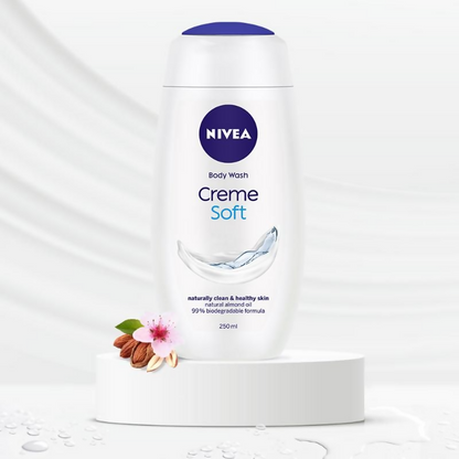 Nivea Body Wash- Creme Soft Naturally Clean