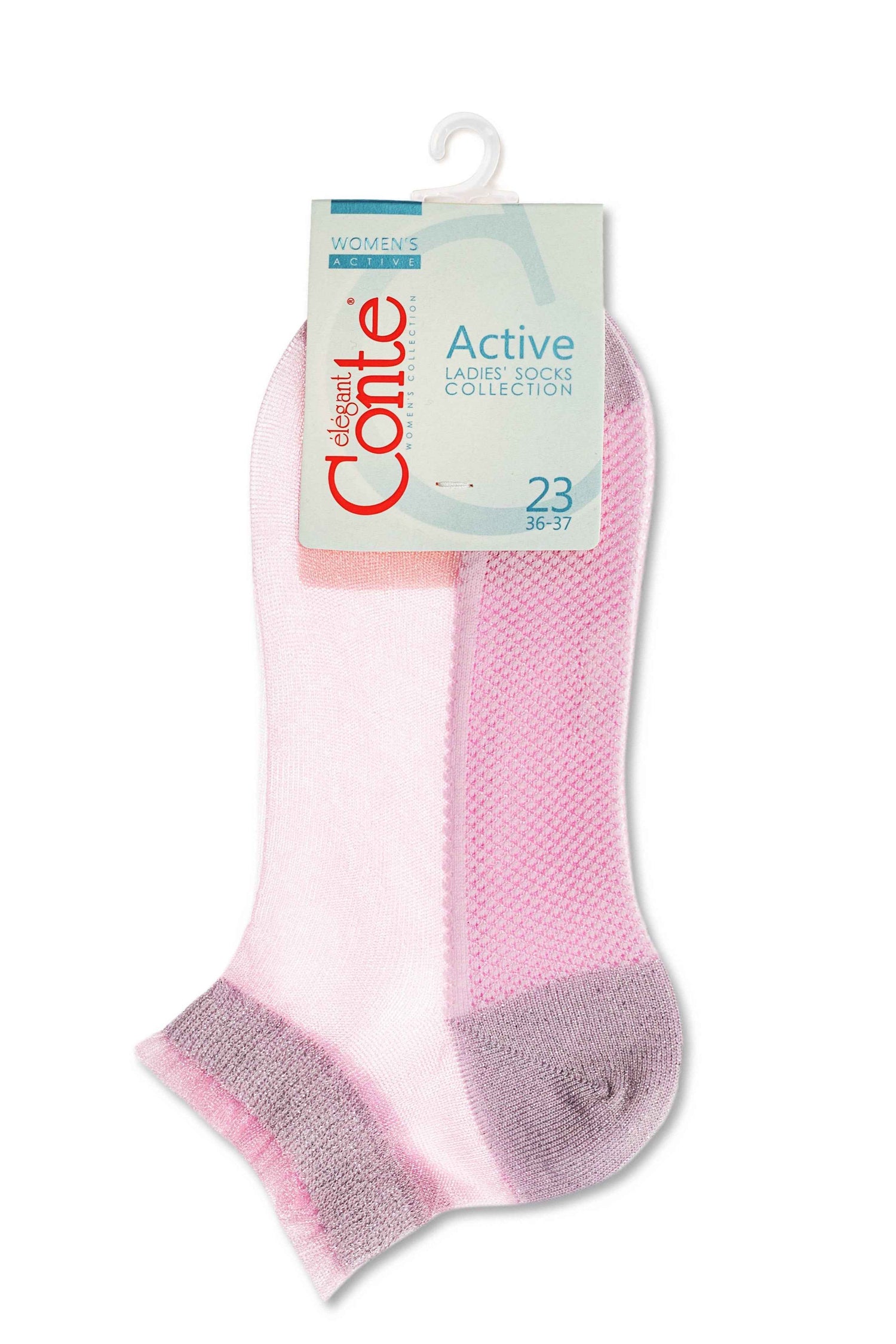 Ankle Socks Conte Active - 229 Transparent with Lurex