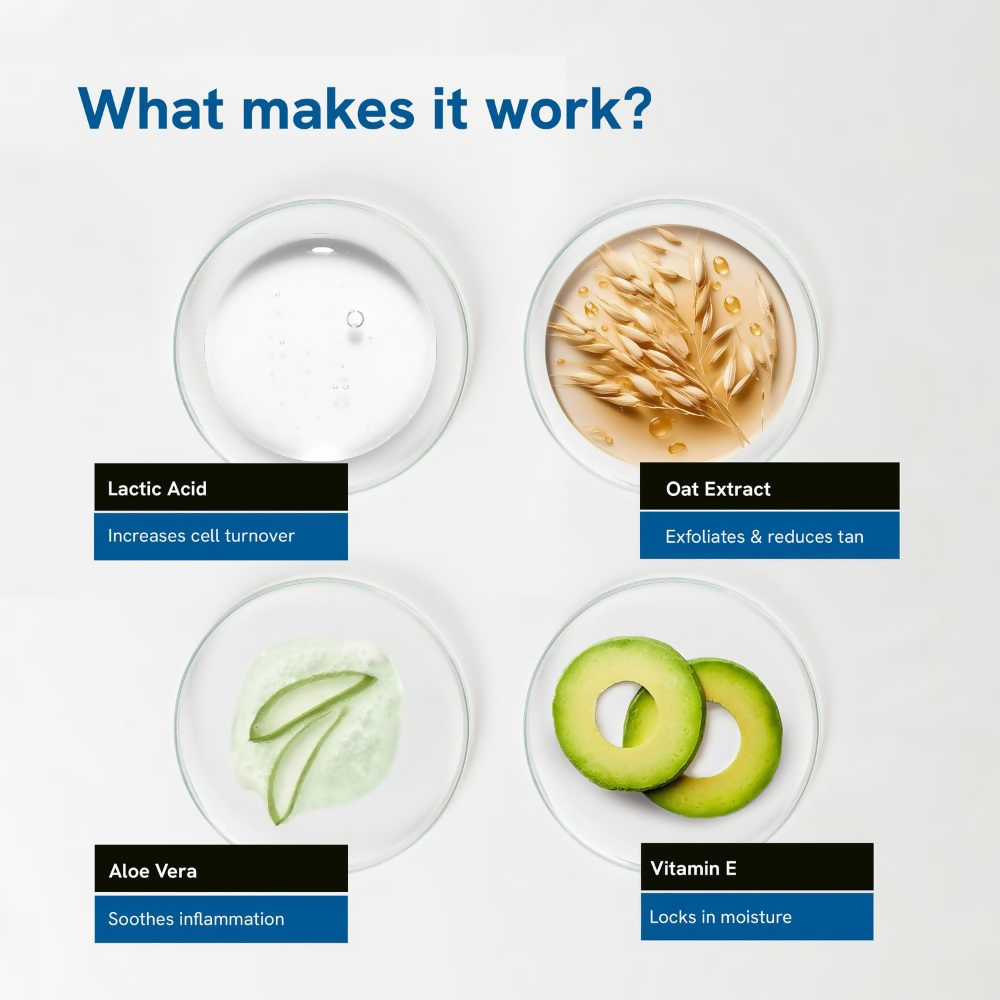 BeBodywise 10% AHA Lactic Acid Body Scrub