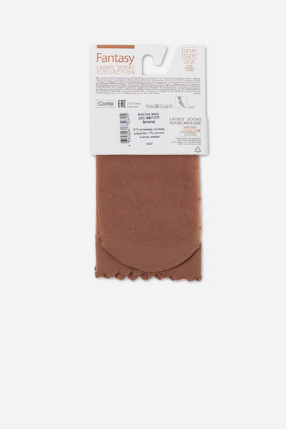 Socks Conte Fantasy - Polka Dot With a Cuff