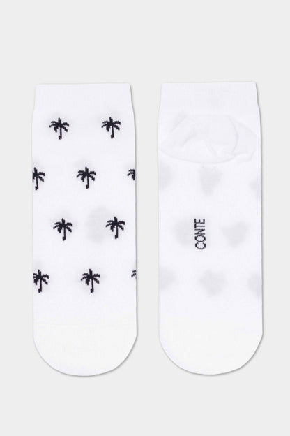 Cotton Ankle Socks Conte Active - 589 Palm Trees