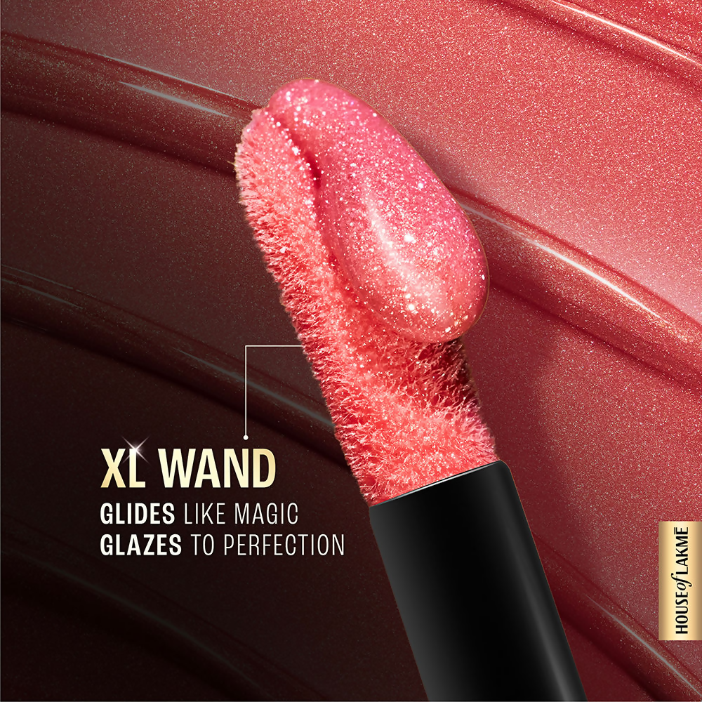 Lakme Glitterati Lip Glaze - Pink Champagne