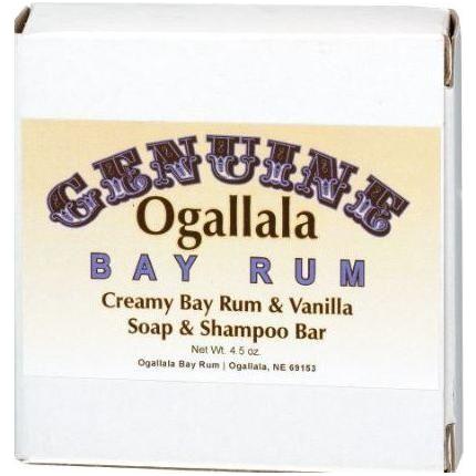 Ogallala Bay Rum &amp; Vanilla Creamy Soap &amp; Shampoo Bar 4.5 Oz by Pasteur Pharmacy