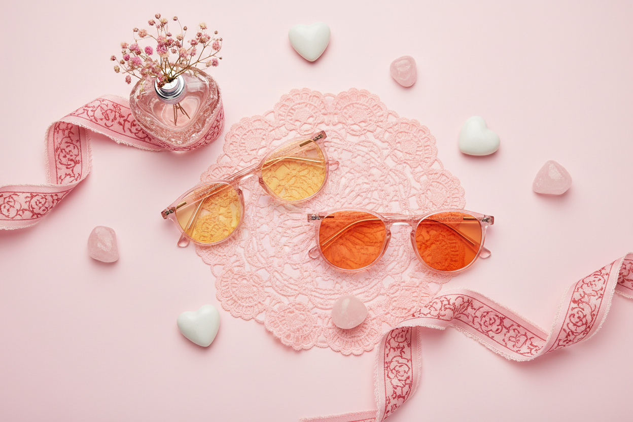 Rose Quartz Blue Light Blocking Glasses - DreamWalkerz Crystal Collection by DreamWalkerz