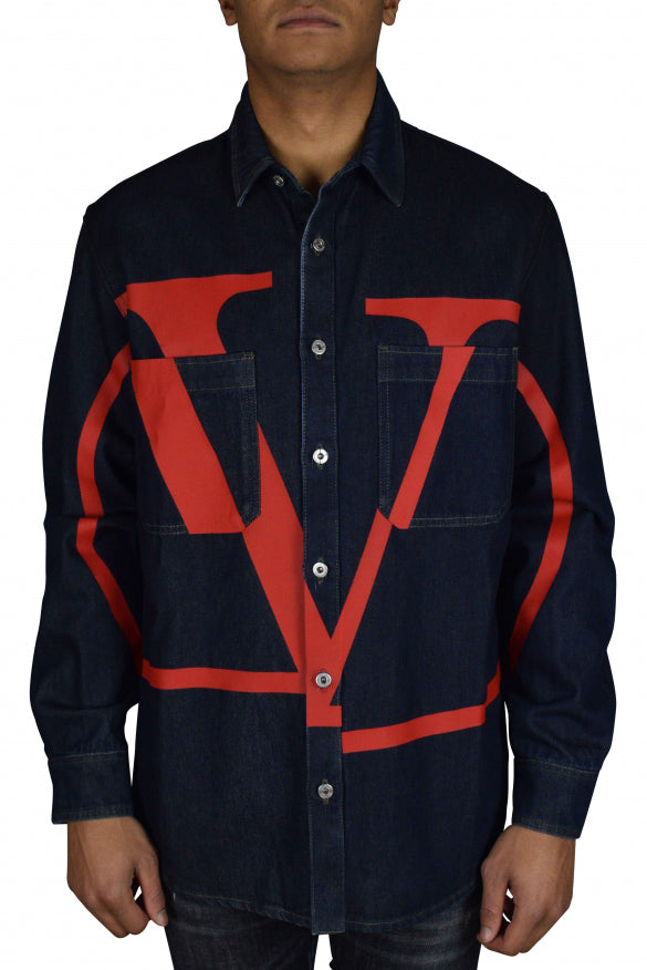 Valentino Garavani Men Denim Jacket by Luosophy