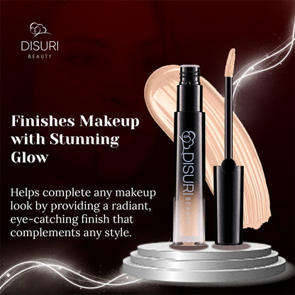 DISURI Beauty Glossy Blast Lip Gloss - Frosted Cake (M46)