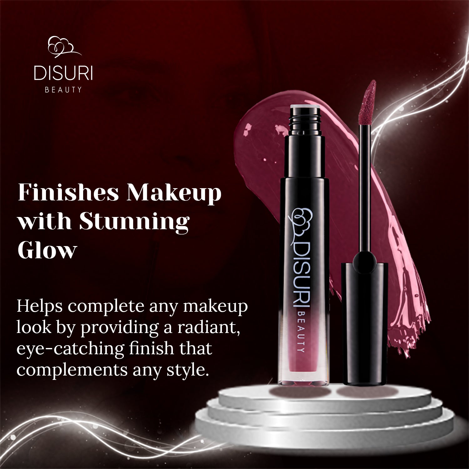 DISURI Beauty Glossy Blast Lip Gloss - Kiss Me (M63)
