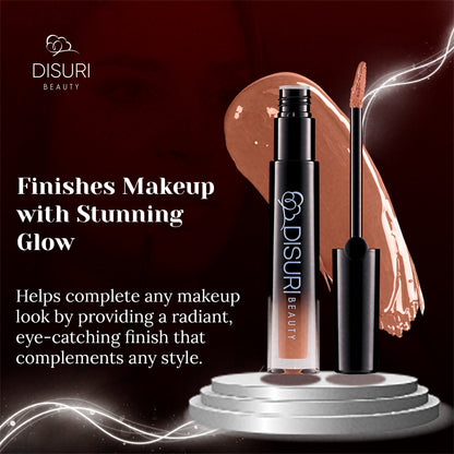 DISURI Beauty Glossy Blast Lip Gloss - Light Sauce (M52)