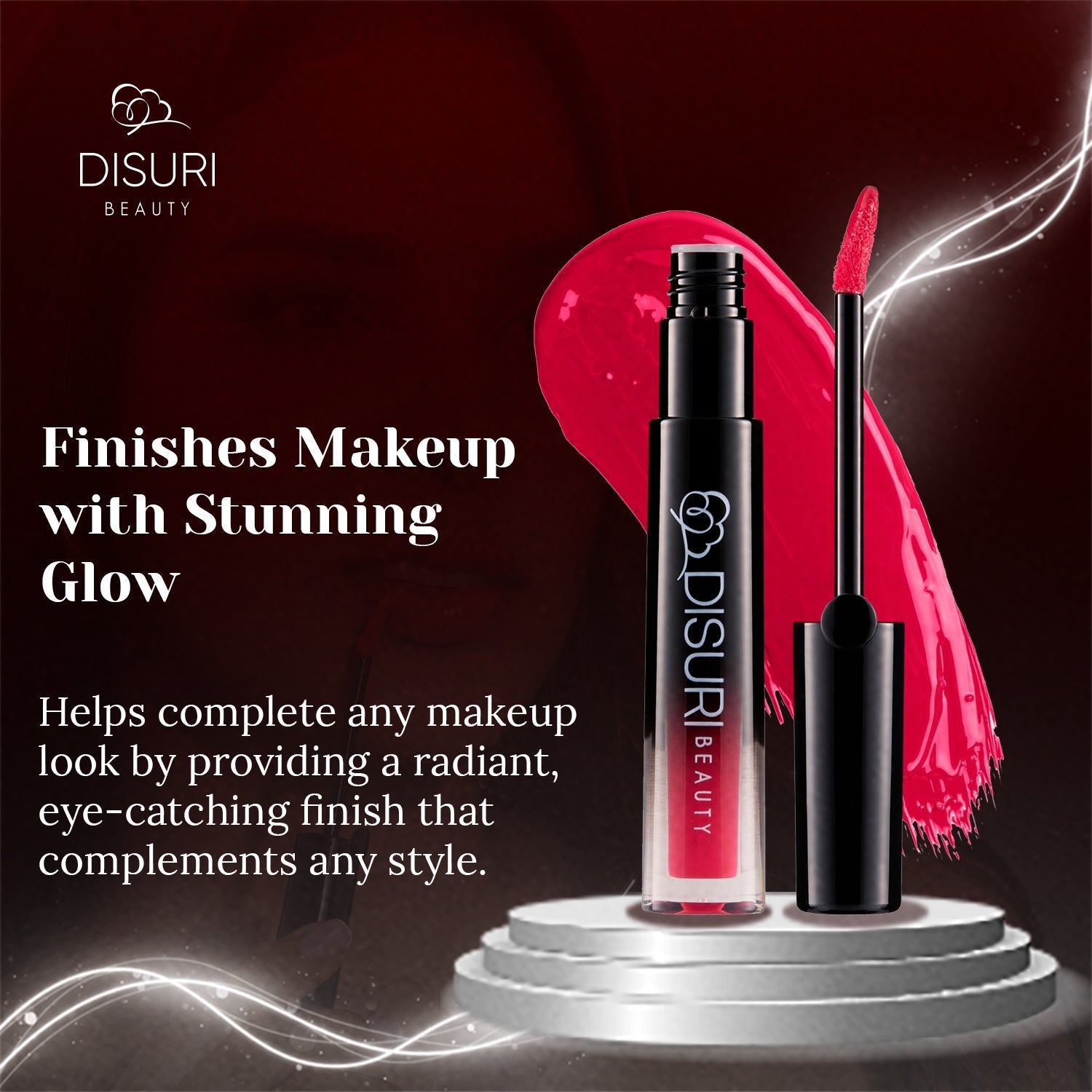DISURI Beauty Glossy Blast Lip Gloss - Una Noche en Medellín (M38)