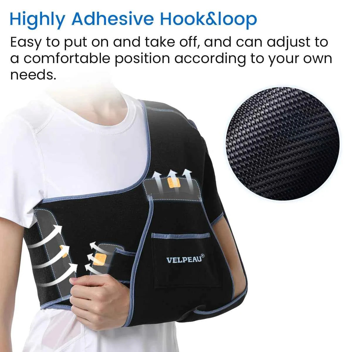 Arm Sling for Elbow Injury with Adjustable Support