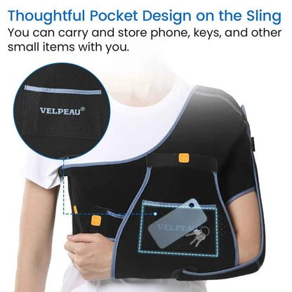 Arm Sling for Elbow Injury with Adjustable Support