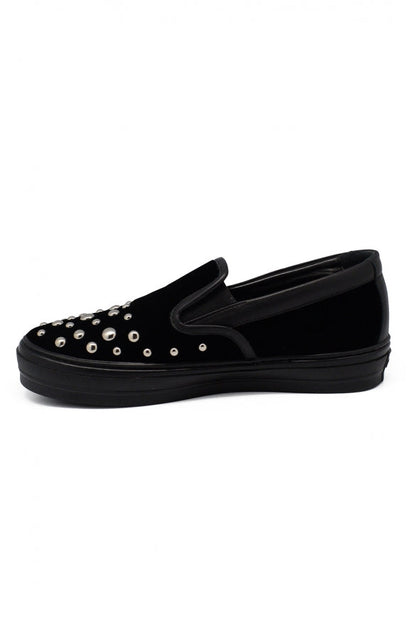 Salvatore Ferragamo Women Velvet Slip-On by Luosophy