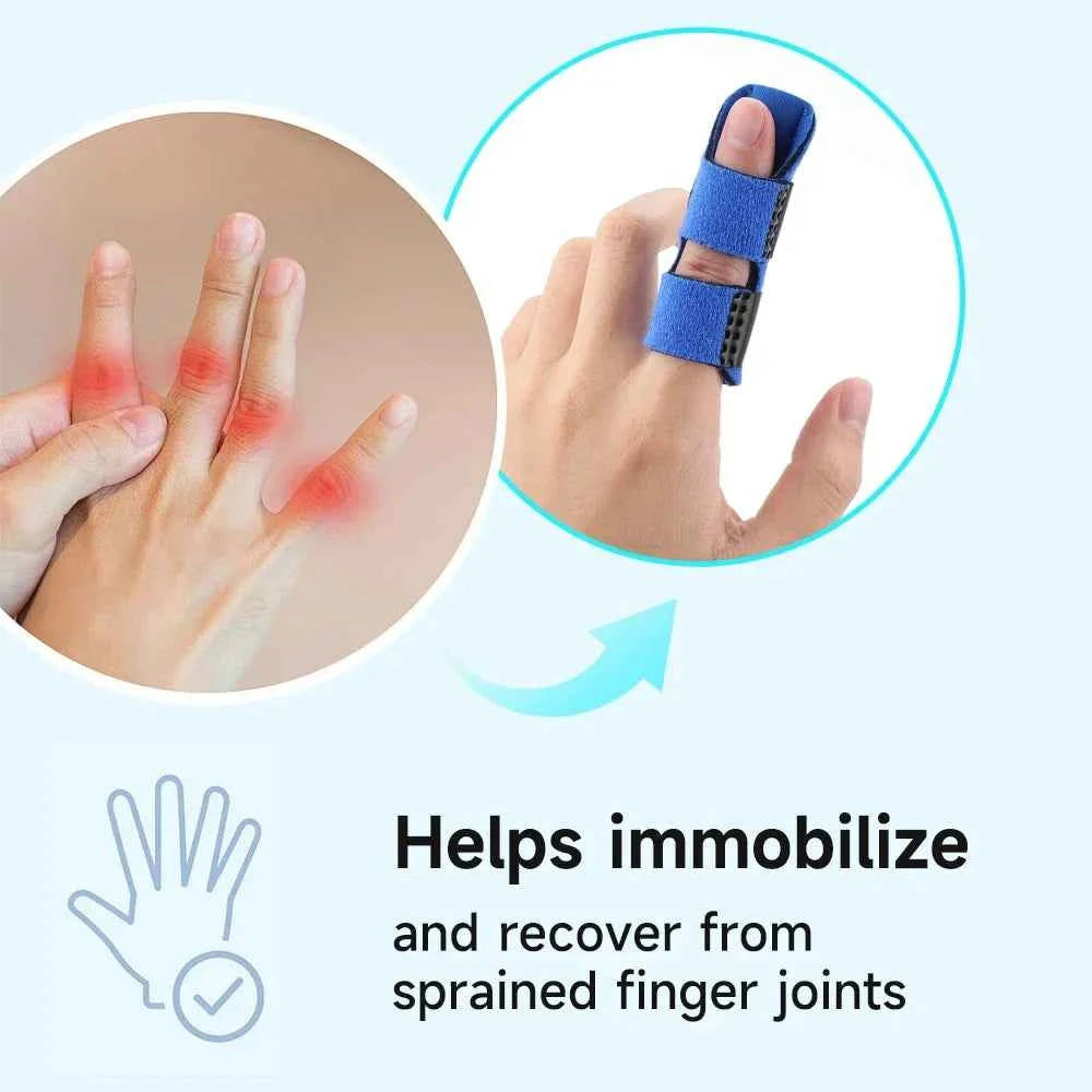 FlexiJoint™ Aluminum Finger Splint – Adjustable Joint Support &amp; Pain Relief