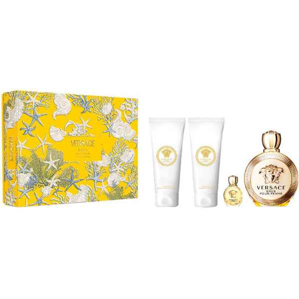 Versace Eros Pour Femme Eau de Parfum 4-Piece Gift Set for Women