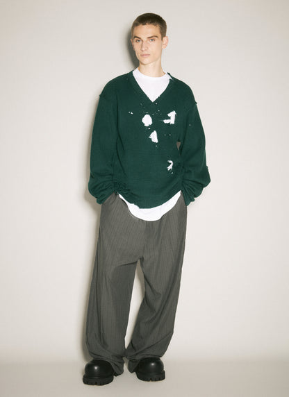 Vetements Men Destroyed Sweater by Luosophy