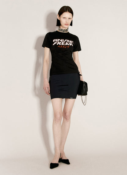 Vetements Women Anime Freak Fitted T-Shirt by Luosophy