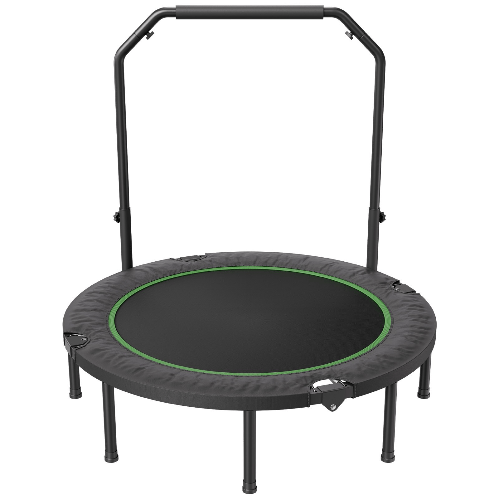 VEVOR 52" Foldable Mini Fitness Trampoline - 450 lbs Capacity &amp; Adjustable Handle - DestGlow