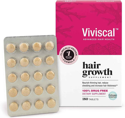 Viviscal Hair Growth Supplements For Women, 180 Tablets - Clearance Sale