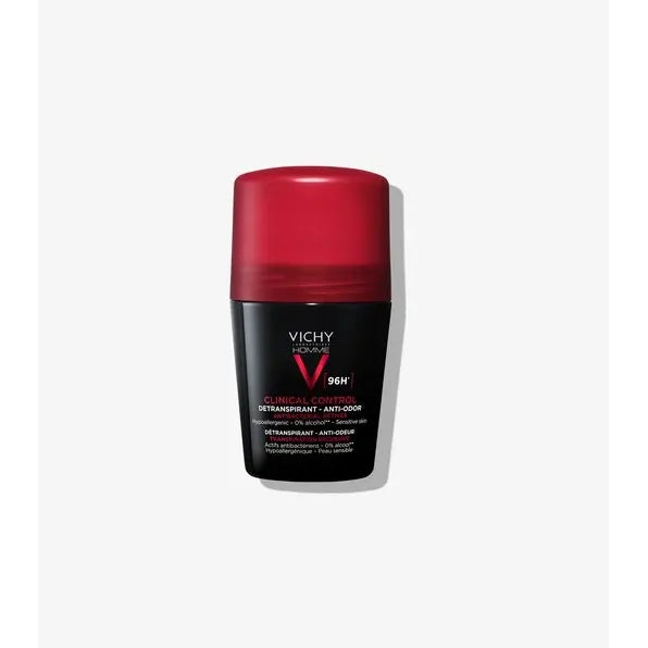 Vichy Homme Clinical Control 96H Anti-Transpirant Deodorant for Mens 50 Ml 