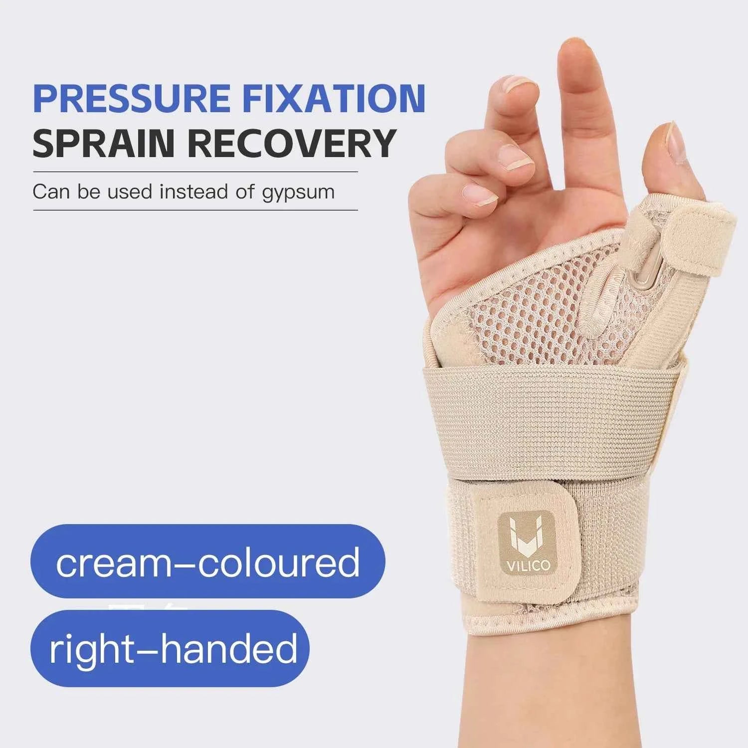 WristFlex™ Breathable Wrist Splint – Adjustable Support &amp; Comfort
