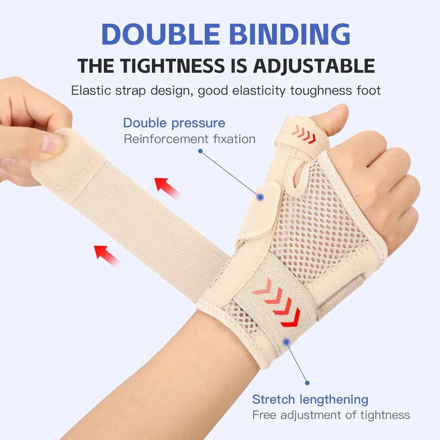 WristFlex™ Breathable Wrist Splint – Adjustable Support &amp; Comfort