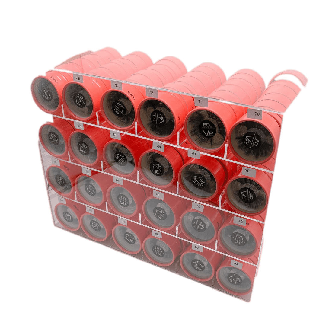 VIP 5D Mink Eyelashes Line with Display, 24 Styles - DestGlow
