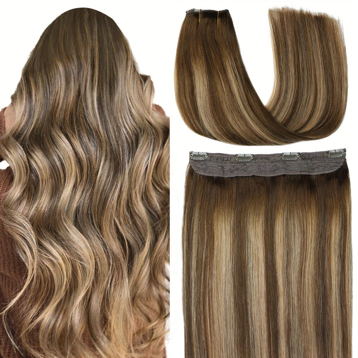 VIP BandX Halo / Silky Straight 24" with Clip