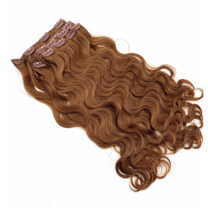 VIP Clip Extensions / Body Wave 18" - ClipeX System