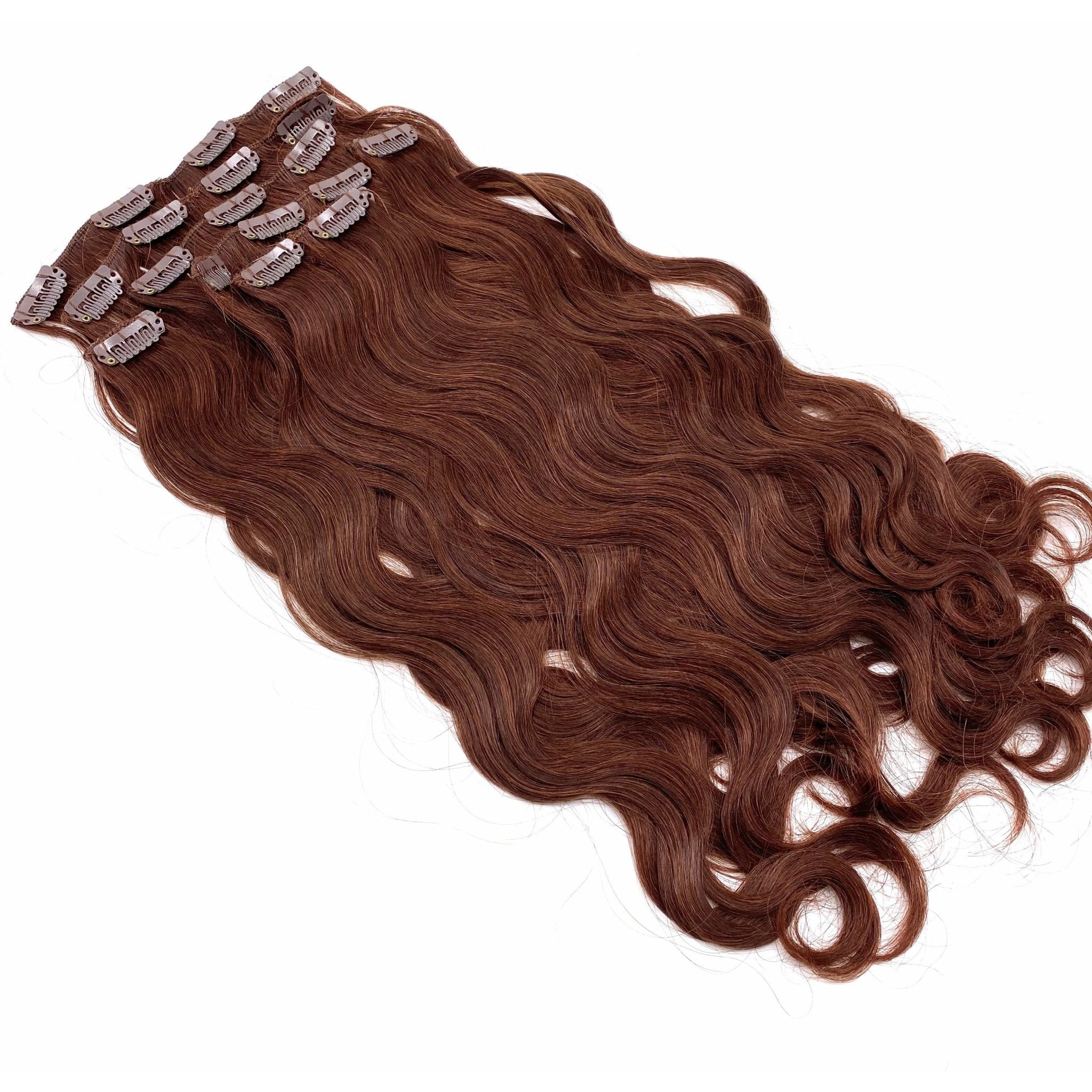 VIP Clip Extensions / Body Wave 18" - ClipeX System