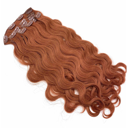 VIP Clip Extensions / Body Wave 18" - ClipeX System