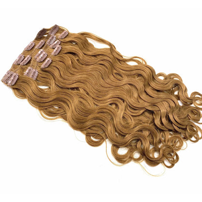VIP Clip Extensions / Body Wave 18" - ClipeX System