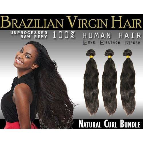 VIP Collection Brazilian Virgin Hair Natural Curl Bundles - DestGlow