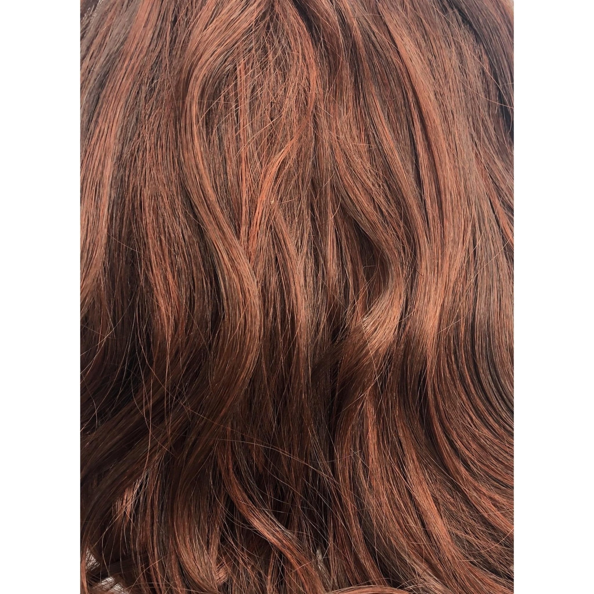 VIP Collection Synthetic Clip-In Extensions / Amber 17"