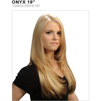 VIP Collection Synthetic Clip-In Extensions / Onyx - DestGlow