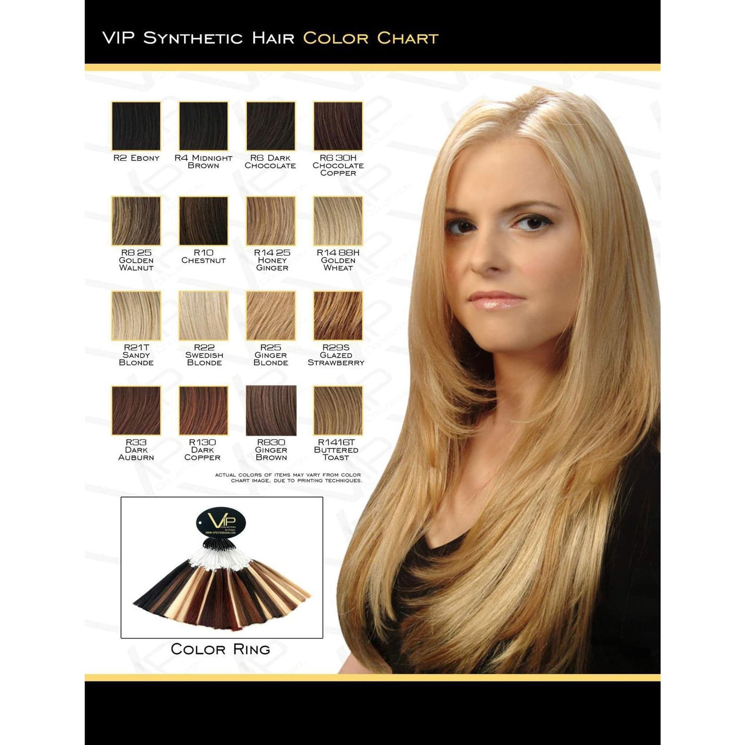 VIP Collection Synthetic Wig, Lavender Style