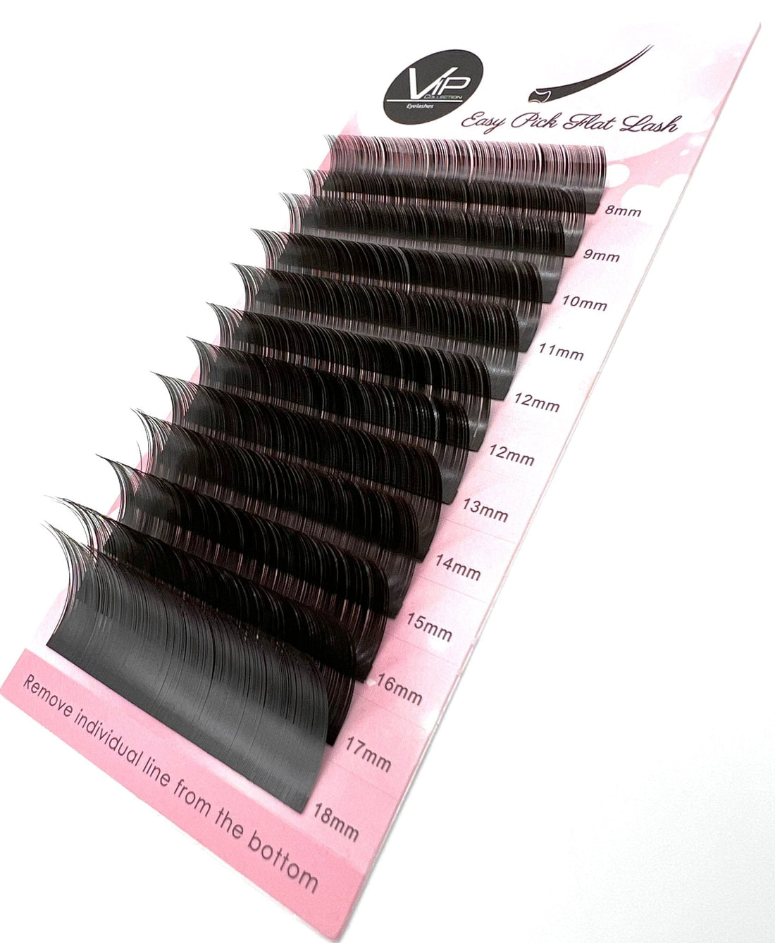 VIP Easy Pick Flat Lash Extensions 12 Lines Mixed - DestGlow
