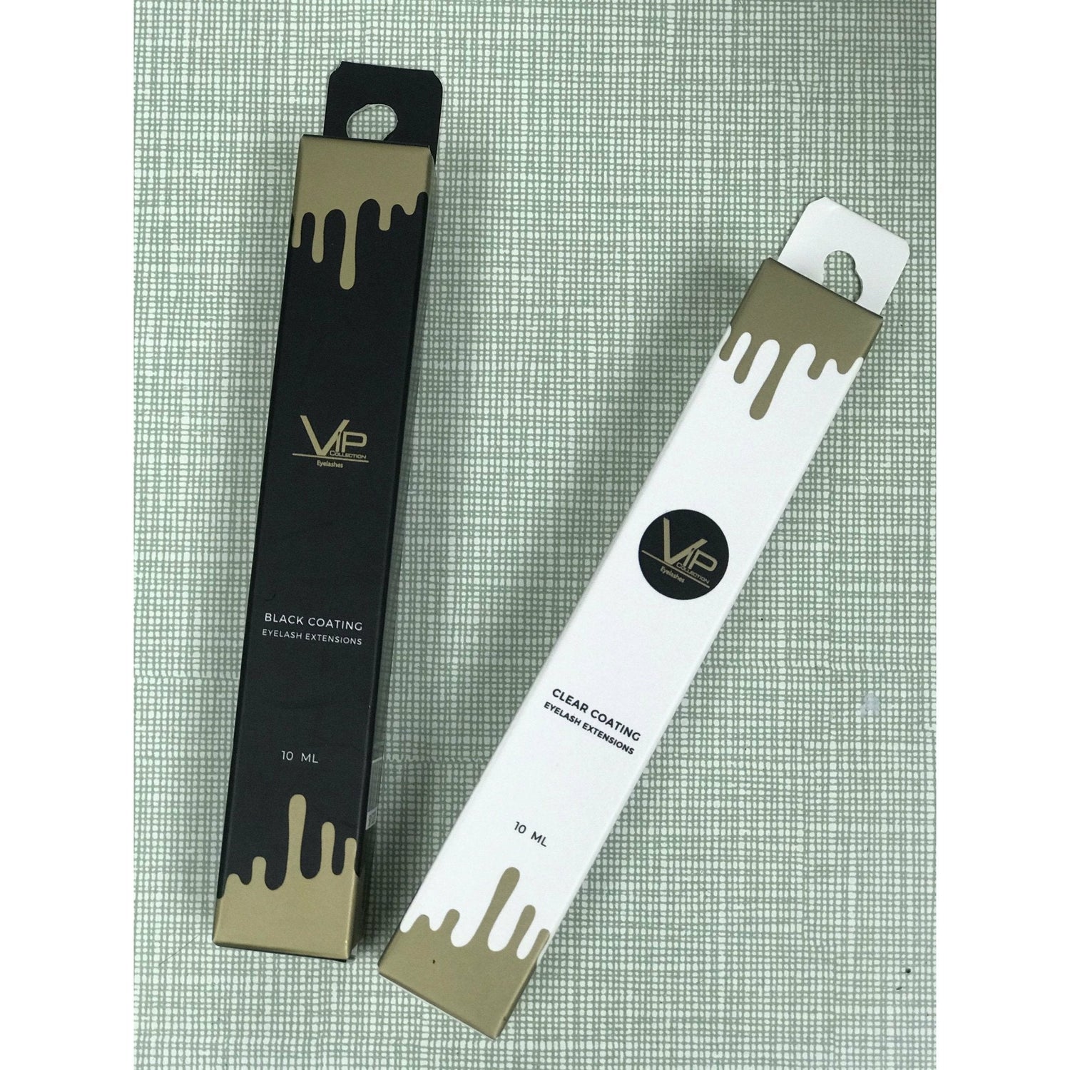 VIP Eyelash Extensions Coating Mascara, Clear &amp; Black, 10 mL