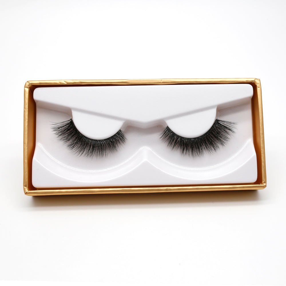 VIP Eyelashes - 3D Faux Mink Invisible Band - DestGlow