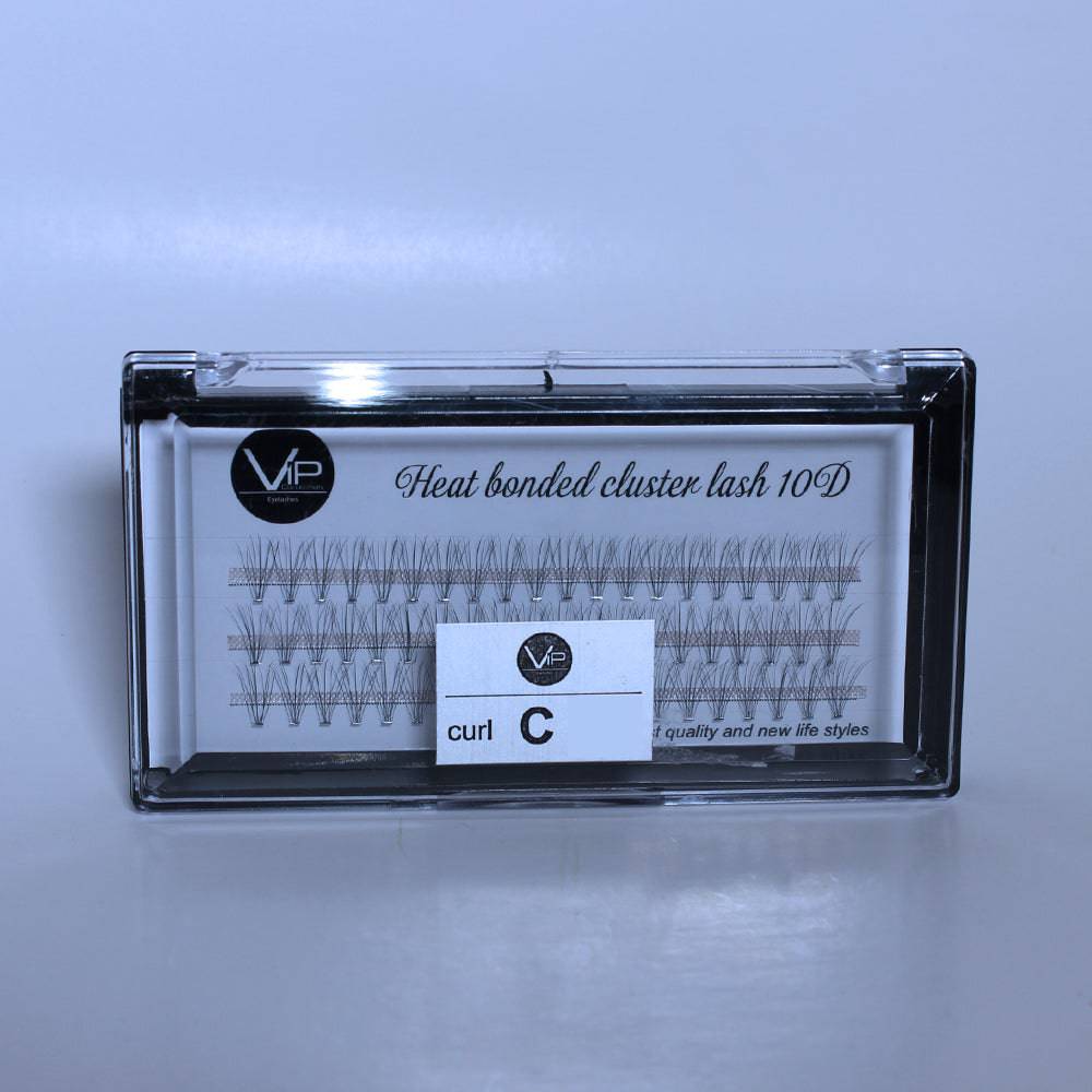 VIP Eyelashes Heat Bonded Cluster Lash 0.05mm 10D