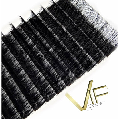 VIP Eyelashes Natural Lash C Curl, 6 Lines