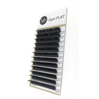 VIP Eyelashes Super Flat Extensions 12 Lines 0.20mm D Curl